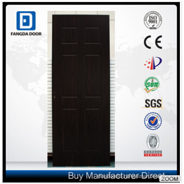 Durable and Affordable Fangda 6 Panel Design PVC MDF Wood Door